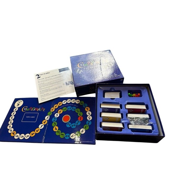 Compatibility Board Game Great Minds Really Think Alike Complete Rare - Picture 6 of 8